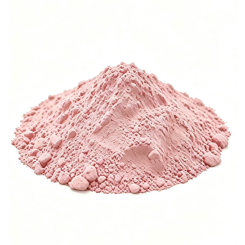 粉色平光平面粉末